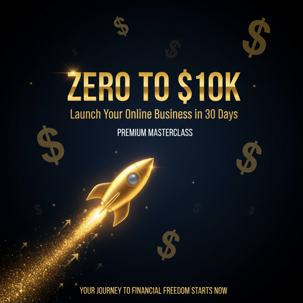 Zero to $10K: Launch Your Online Business in 30 Days